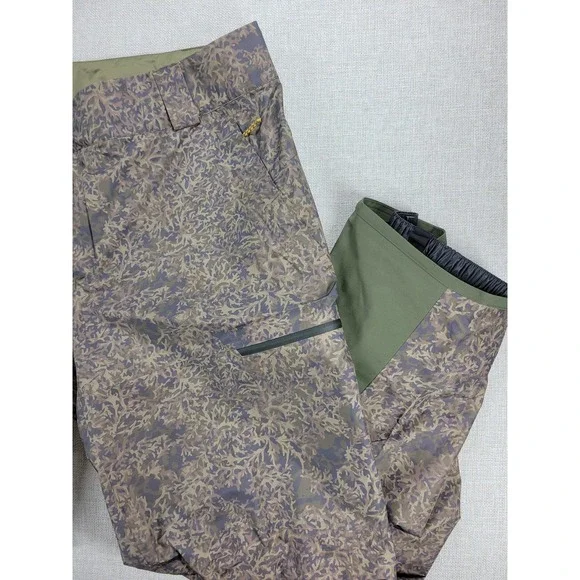 Patagonia Powder Town Mens Pants Size XXL Basin Green Ski Snowboard Trousers NEW - Picture 9 of 16